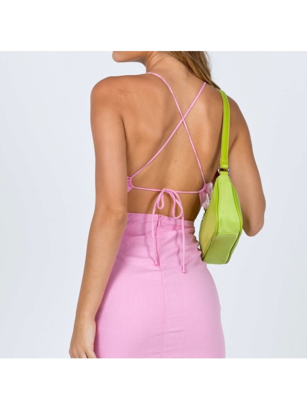 Pink Princess Polly Mini Dress - Picture 2 of 6